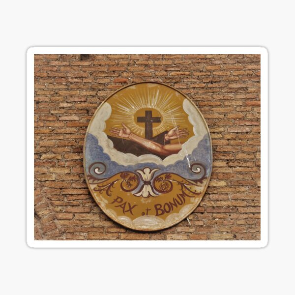 Pax Et Bonum Sticker