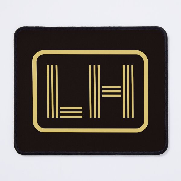 Item preview, LH Initials Gold Geometric Letters designed and sold by Jeallan Designs.