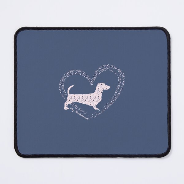 Item preview, Dachshund at heart, Dapple Dachshund, My dachshund, Dachshund Silhouettes designed and sold by VELLTOdesign.