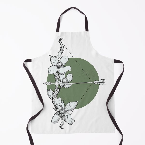 Item preview, Sagittarius Flower Clematis Green Zodiac Sign designed and sold by Anja Steiner.