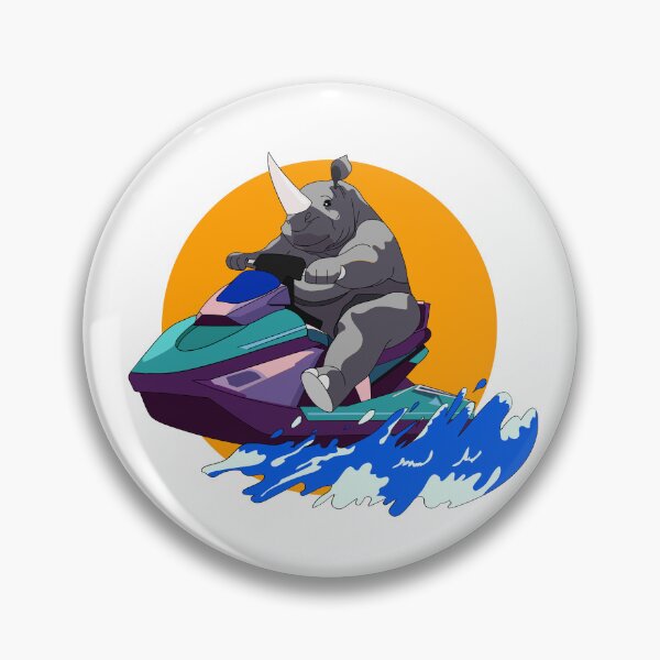 Item preview, Jetski Rhino - Loco Animal Squad designed and sold by LocoAnimalSquad.