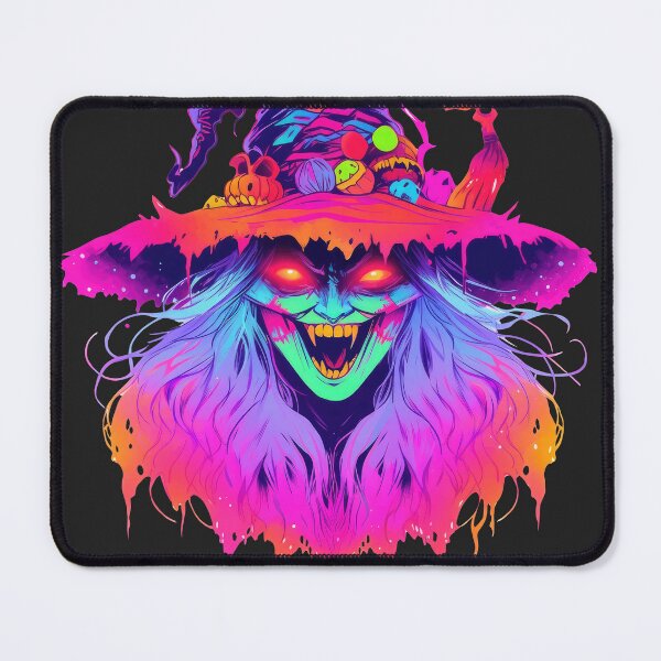 Item preview, Scary Halloween colourful Witch, Queen of darkness, Happy Halloween designed and sold by Sara-Design2.