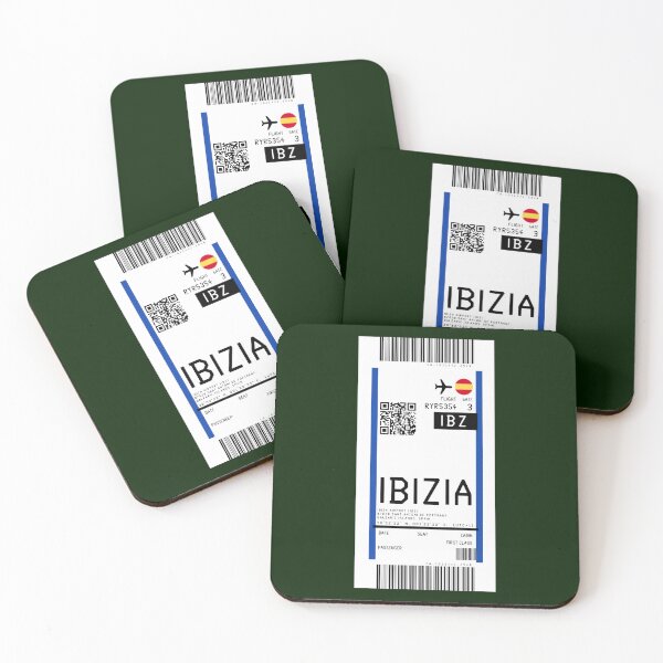 Item preview, Ibizia airport Spain (IBZ) Boarding Pass rickrolled designed and sold by AdamLindgren.