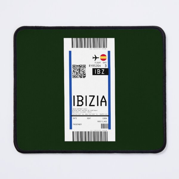 Item preview, Ibizia airport Spain (IBZ) Boarding Pass rickrolled designed and sold by AdamLindgren.