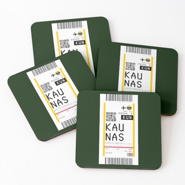 Item preview, KaunasFLuxus Airport (KUN) Boarding Pass rickrolled designed and sold by AdamLindgren.