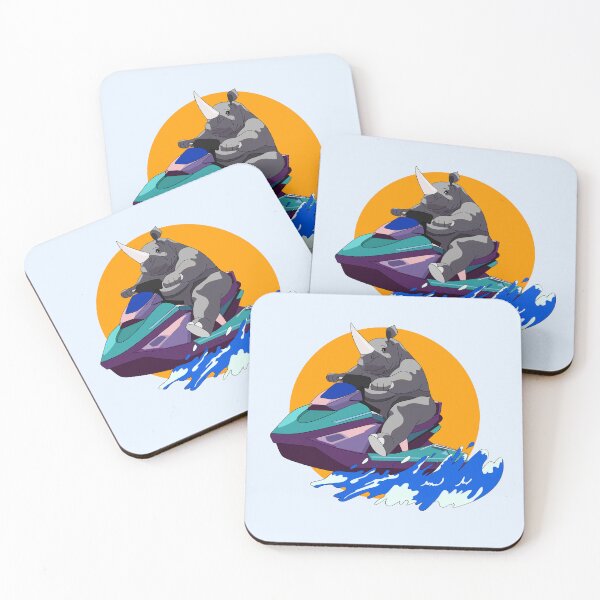 Item preview, Jetski Rhino - Loco Animal Squad designed and sold by LocoAnimalSquad.