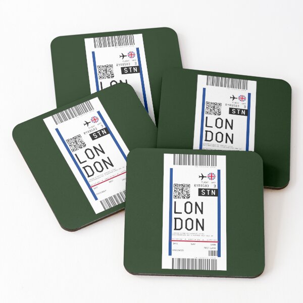 Item preview, London Stansted airport (STN) Boarding Pass rickrolled designed and sold by AdamLindgren.