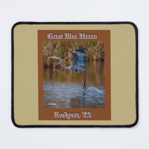Item preview, For The Bird Lover In You: Great Blue Heron, Rockport, Texas designed and sold by MoreEZUSA-Here.