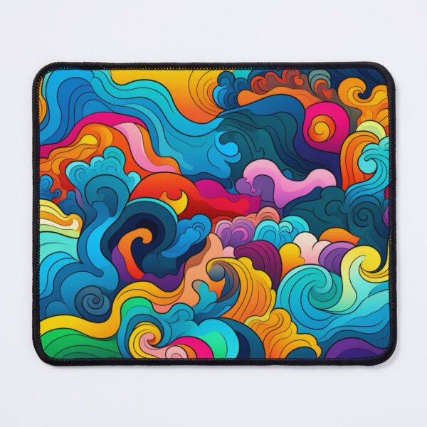 Item preview, Colorful Wave Pattern designed and sold by holistech.