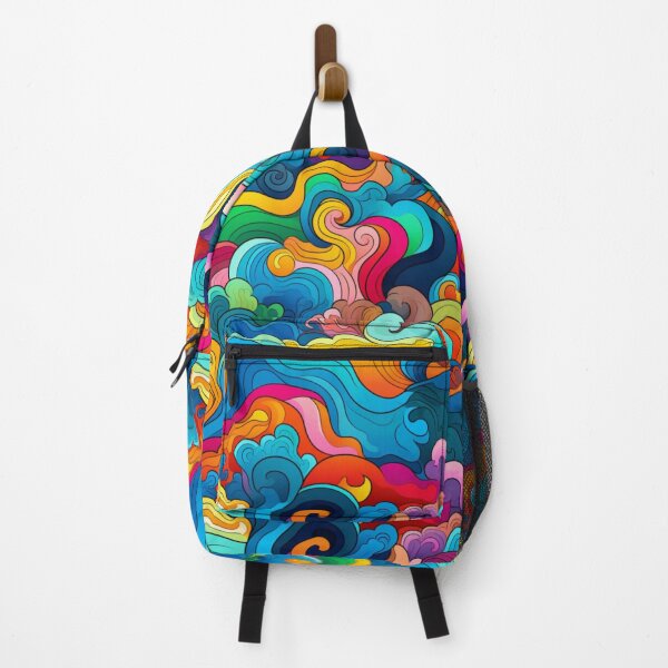 Item preview, Colorful Wave Pattern designed and sold by holistech.