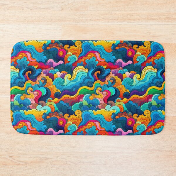 Item preview, Colorful Wave Pattern designed and sold by holistech.