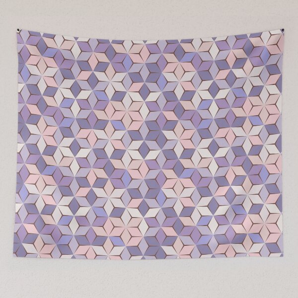 Item preview, Pink Purple Geometric designed and sold by christineiris.