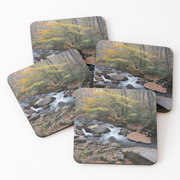 Item preview, Smoky Mountains Mountain Stream in Autumn designed and sold by nbrandsberg.