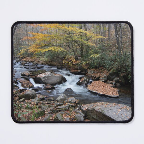 Item preview, Smoky Mountains Mountain Stream in Autumn designed and sold by nbrandsberg.