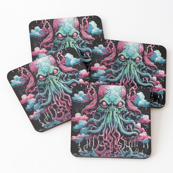 Item preview, Psychedelic Trans Color Drip Cthulhu   designed and sold by LoFiArtFart.