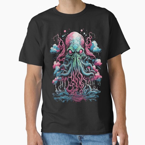 Item preview, Psychedelic Trans Color Drip Cthulhu   designed and sold by LoFiArtFart.