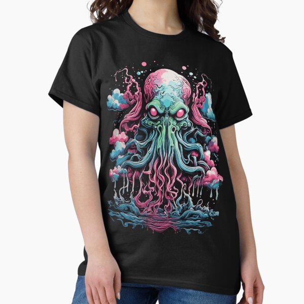 Item preview, Psychedelic Trans Color Drip Cthulhu   designed and sold by LoFiArtFart.
