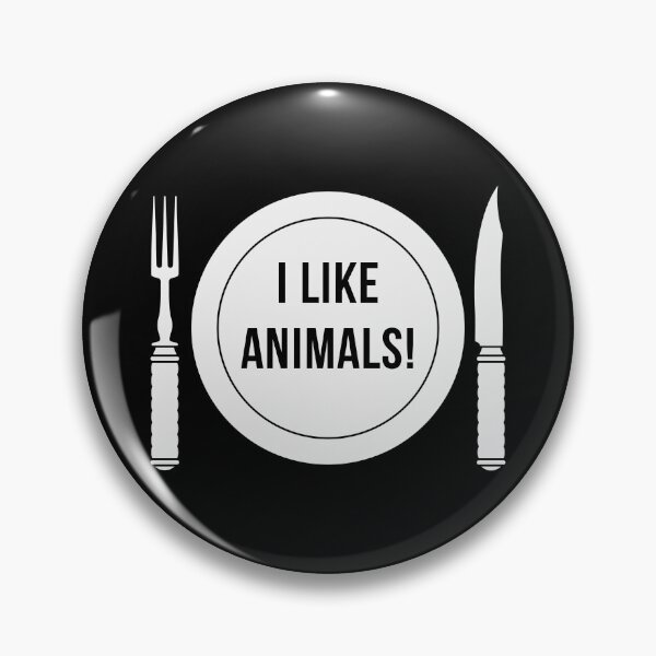Item preview, I Like Animals! (Fork / Knife / Plate / White) designed and sold by MrFaulbaum.