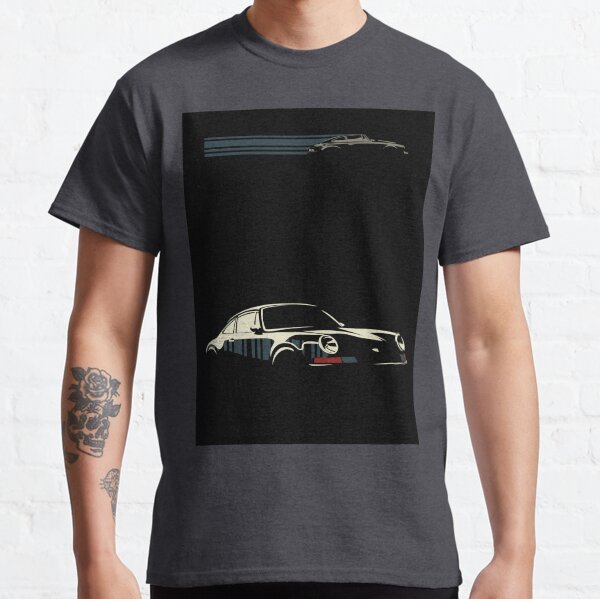 Vista previa del artículo con la obra «Porsche minimalista», diseñado y vendido por SFDesignstudio.