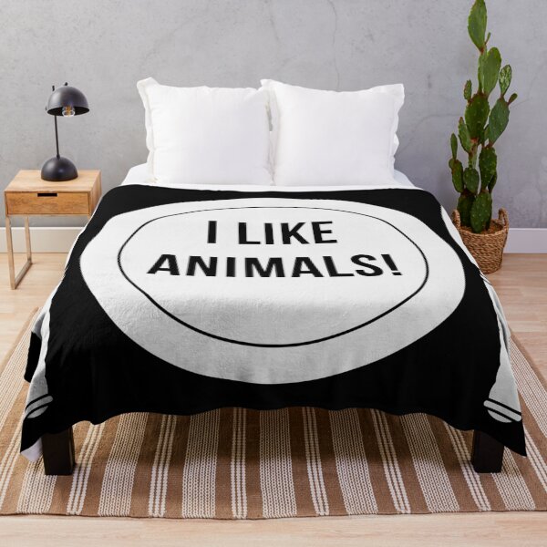 Item preview, I Like Animals! (Fork / Knife / Plate / White) designed and sold by MrFaulbaum.