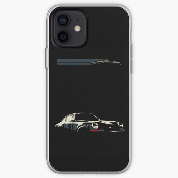 Porsche minimalista Funda blanda para iPhone