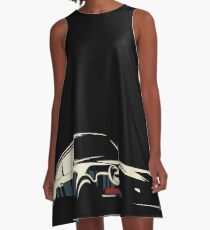 Minimalistischer Porsche A-Linien Kleid