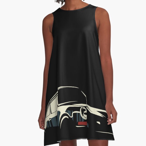 Minimalistischer Porsche A-Linien Kleid