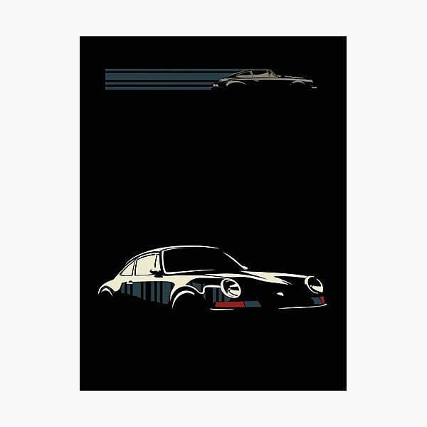 Minimalist Porsche Photographic Print