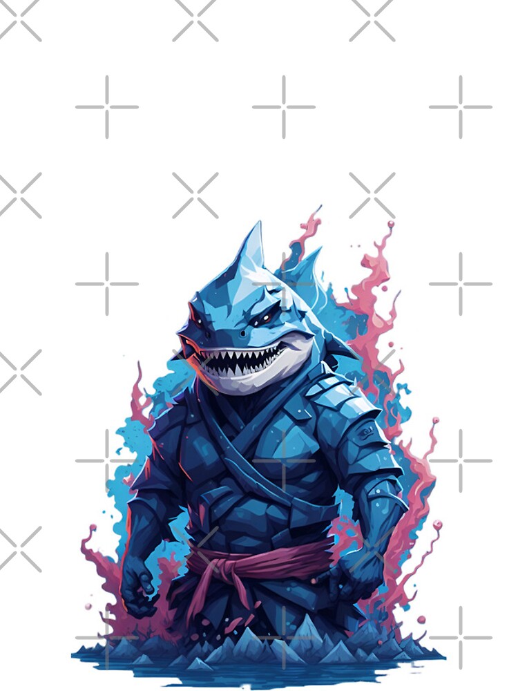 Thumbnail 4 of 4, iPhone Case, Ninja Shark 7 designed and sold by RabbitPrints.