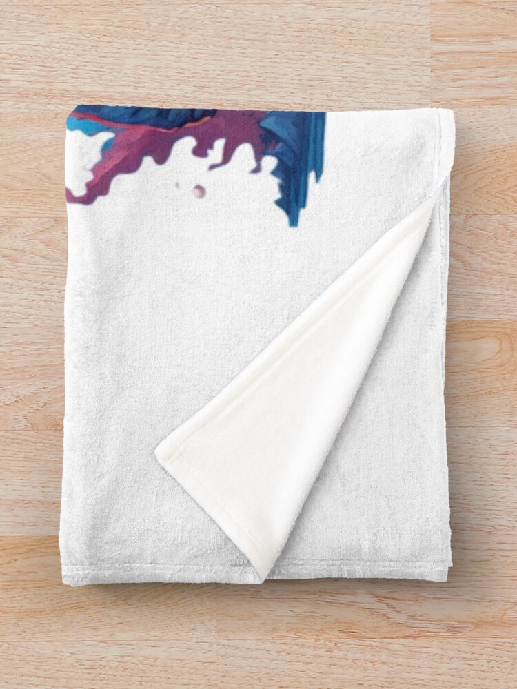 Thumbnail 3 of 6, Throw Blanket, Ninja Shark 7 designed and sold by RabbitPrints.