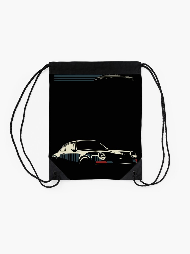 Alternate view of Minimalist Porsche Drawstring Bag