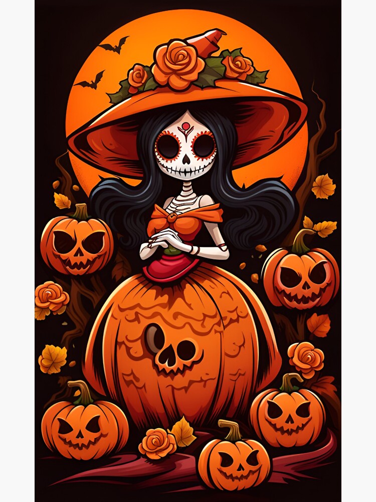 Pumpkin Catrina in Halloween Days