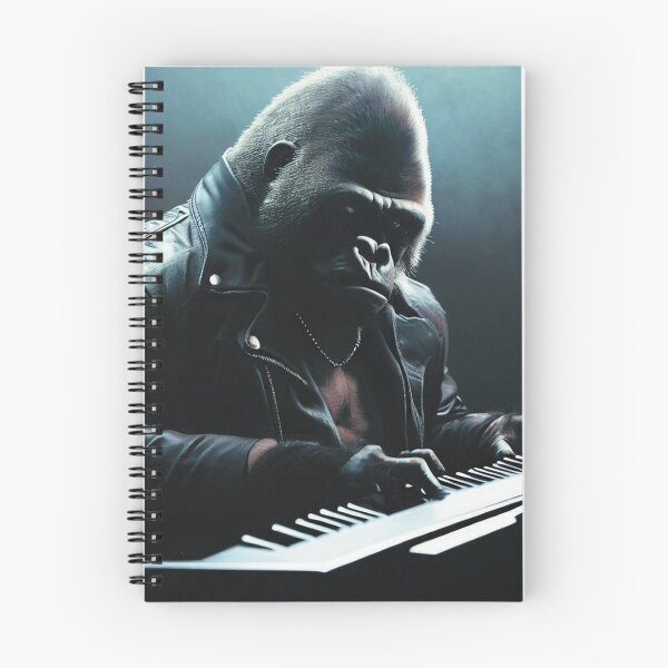 Item preview, gorilla pianist designed and sold by WelSol.