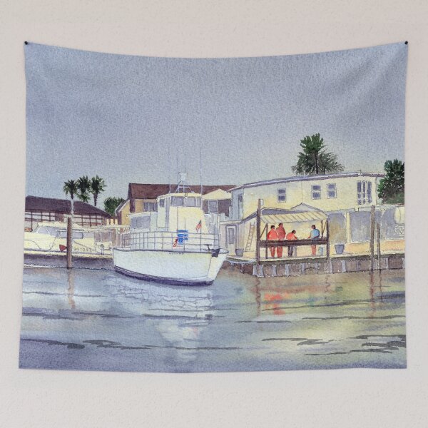 Item preview, Fishermen Cleaning the Catch designed and sold by William Holkham.