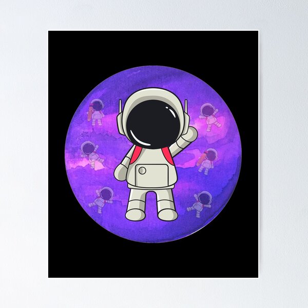 Item preview, astronauta en la luna designed and sold by keerys.