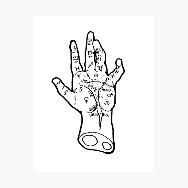 Palmistry 1.0 Photographic Print