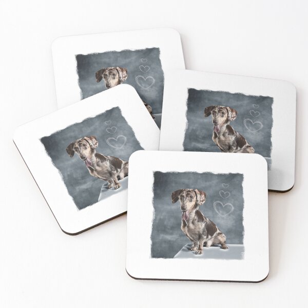 Item preview, Dapple Dachshund, Brown Dachshund, dachshund photo, My dachshund designed and sold by VELLTOdesign.