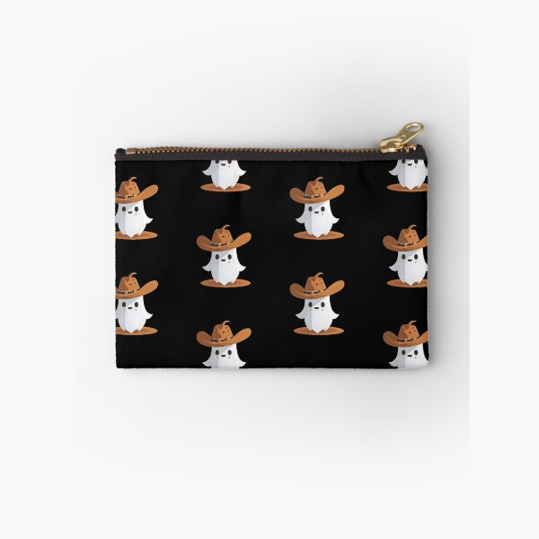 Item preview, Cute Halloween Ghost Wearing a Cowboy Hat designed and sold by JurenArt.