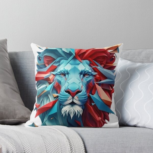 Item preview, Red And Blue Lion designed and sold by Pedja Designs.