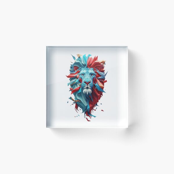 Item preview, Red And Blue Lion designed and sold by Pedja Designs.