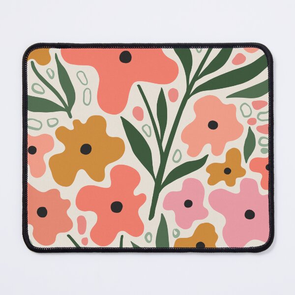 Item preview, Flower Market Paris, Colorful Retro Floral Print designed and sold by enricadenicola.