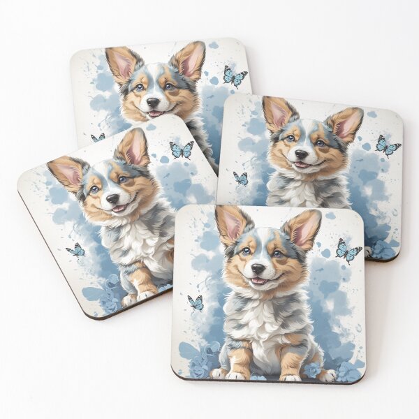 Item preview, Corgi Blues designed and sold by RailtonArt.