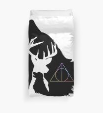 Wolf, stag and dog Duvet Cover