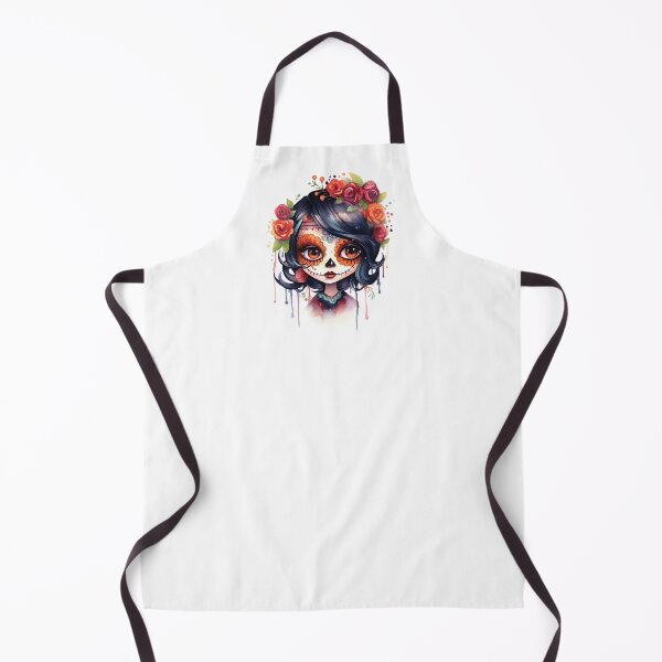 Item preview, Pretty Day of the Dead Lady designed and sold by KanzanCreative.