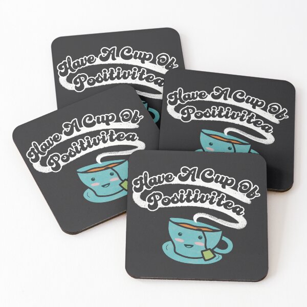 Artikelvorschau, Trinken Sie eine Tasse Positivitätstee-Wortspiele entworfen und verkauft von SubtleSplit.