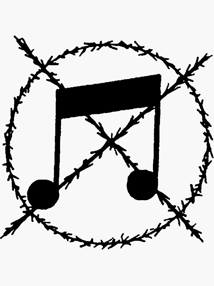 "Noise Not Music" Sticker for Sale by AdmiralBongo Redbubble