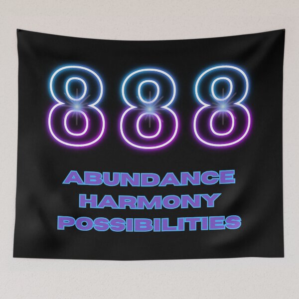 Item preview, Angel Number 888 designed and sold by NellyandBryan.