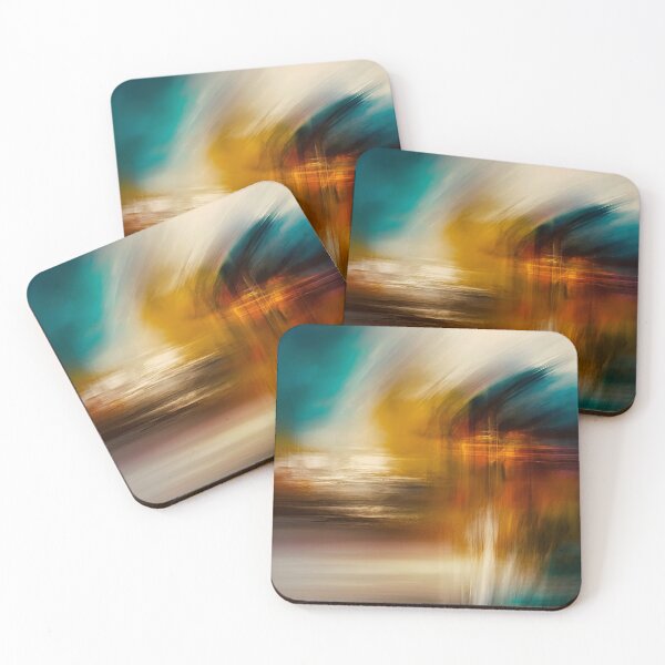 Item preview, Contemporary abstract landscape 1 designed and sold by Red Witch Art.