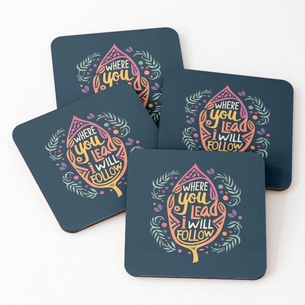 Item preview, You Lead I Will Follow - Leaf - Typography designed and sold by Fenay Designs.
