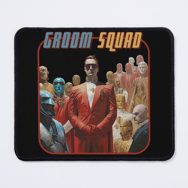 Item preview, Groom Squad - Superhero Team designed and sold by Hisirdoux.